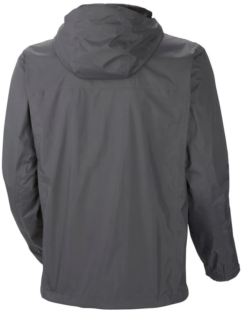Columbia Men Grey Omni-Tech Watertight II Waterproof Rain Jacket
