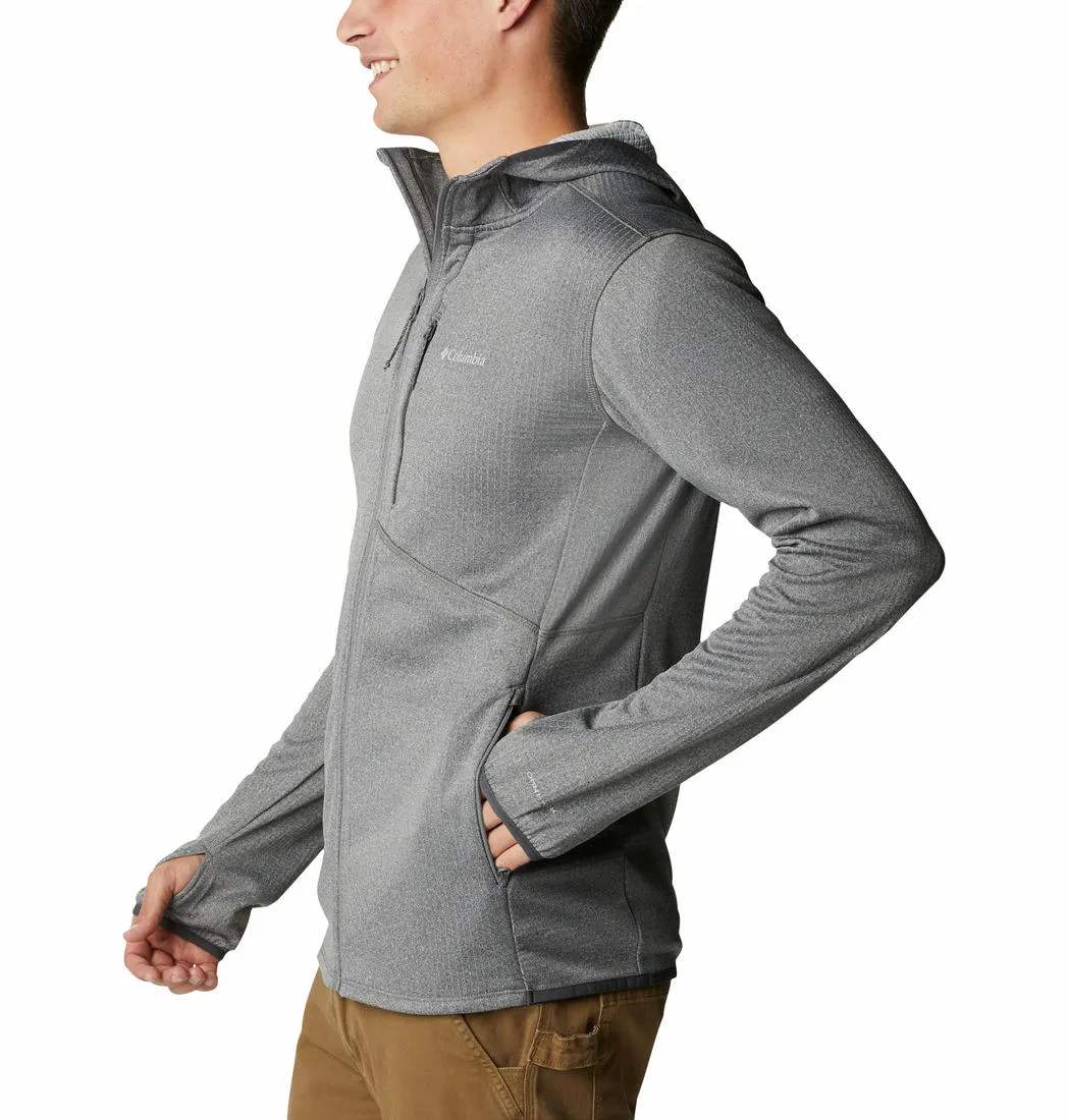 Columbia Men Grey Omni-Wick Park View Hoodie