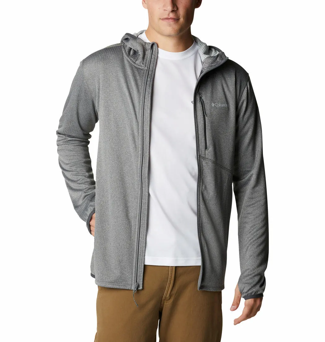 Columbia Men Grey Omni-Wick Park View Hoodie