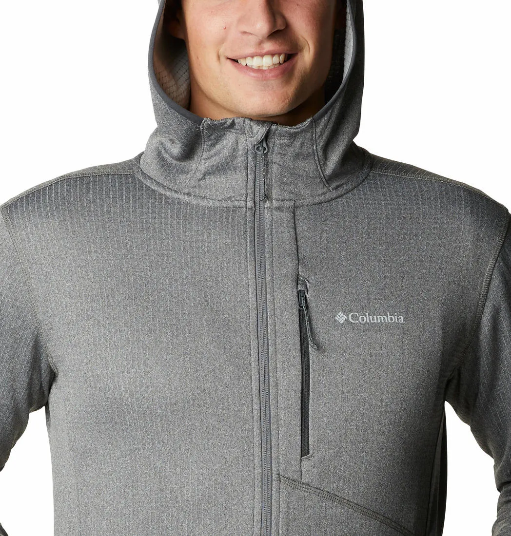 Columbia Men Grey Omni-Wick Park View Hoodie