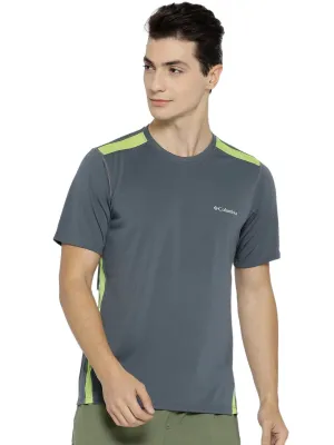 Columbia Men Grey Omni-Wick Ridge Dash Tshirt