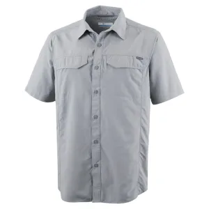 Columbia Men Grey Omni-Wick Silver Ridge Short Sleeve Shirt