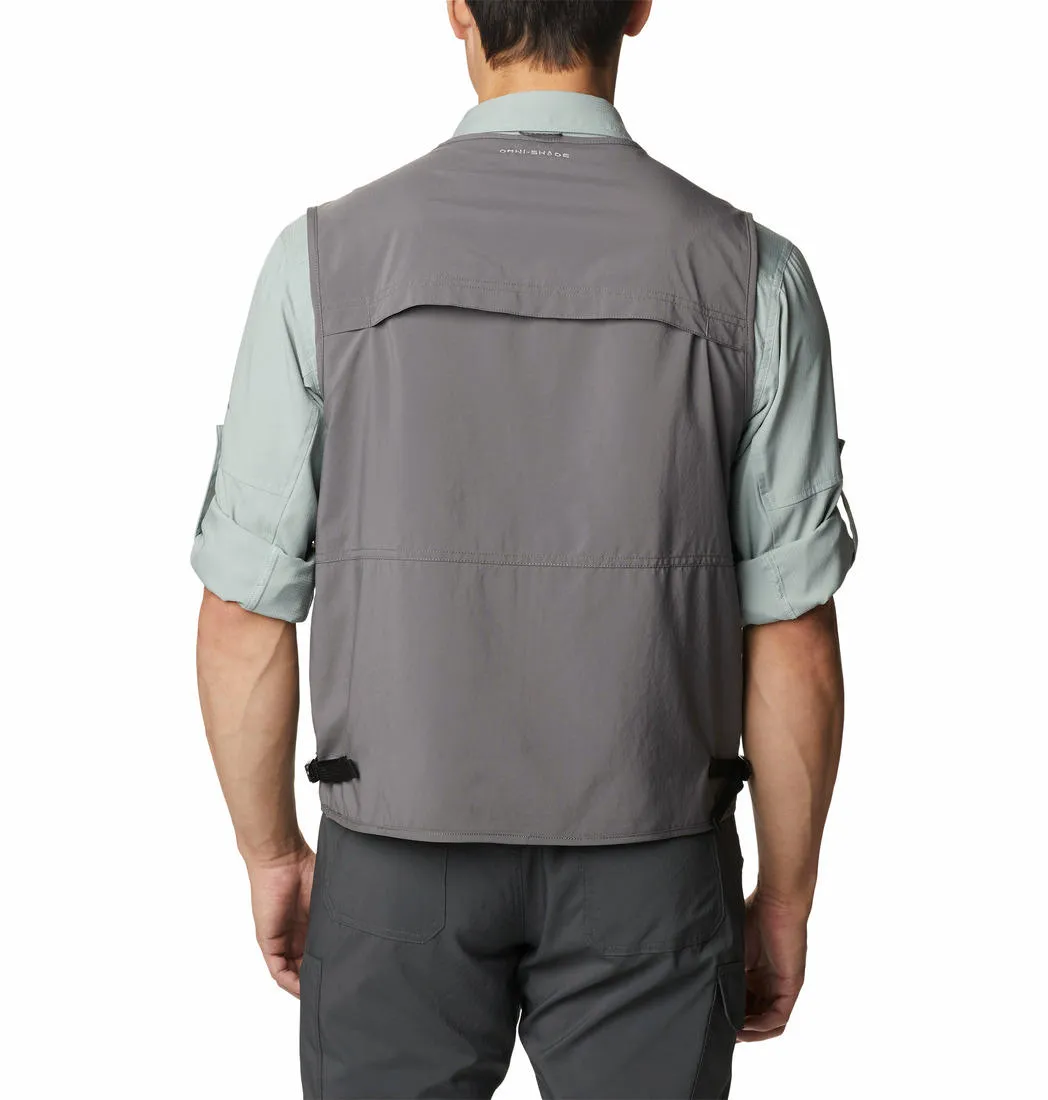 Columbia Men Grey Omni-Wick Silver Ridge Utility Gillet