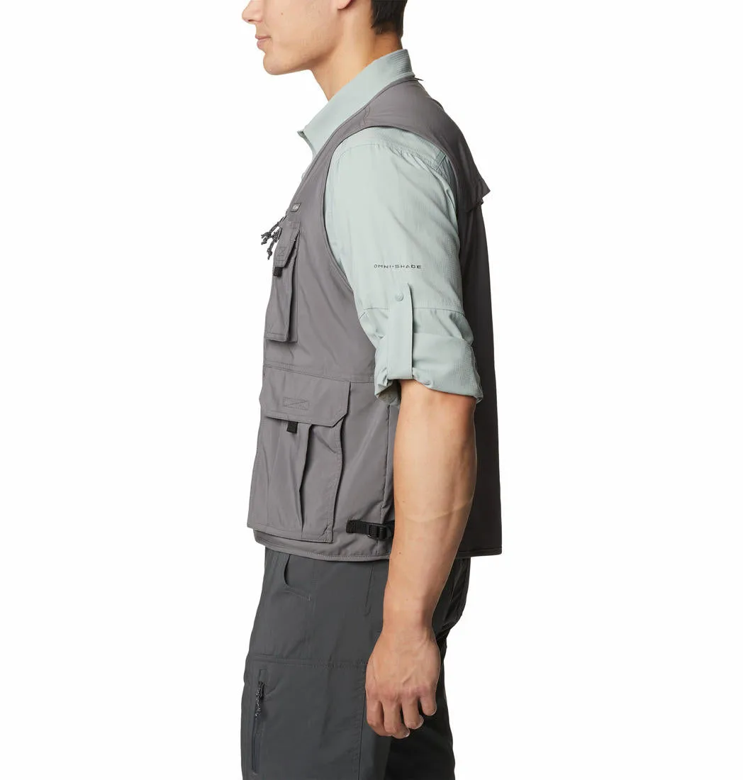Columbia Men Grey Omni-Wick Silver Ridge Utility Gillet