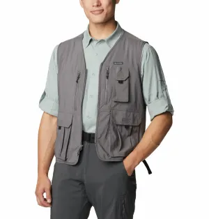 Columbia Men Grey Omni-Wick Silver Ridge Utility Gillet