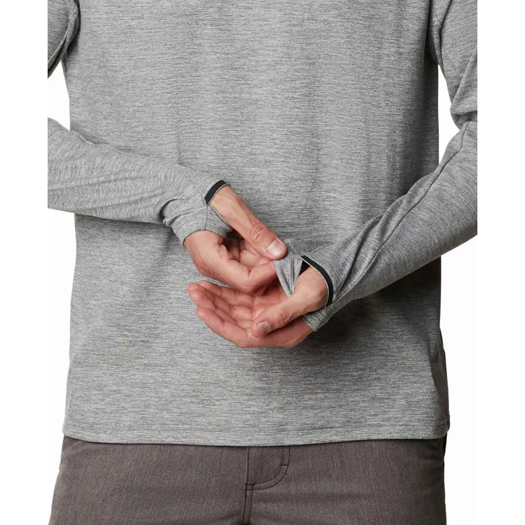 Columbia Men Grey Omni-Wick Tech Trail Crew II Tshirt