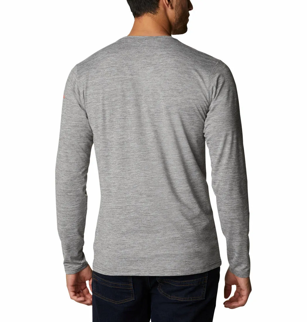 Columbia Men Grey Omni-Wick Tech Trail Graphic Tshirt