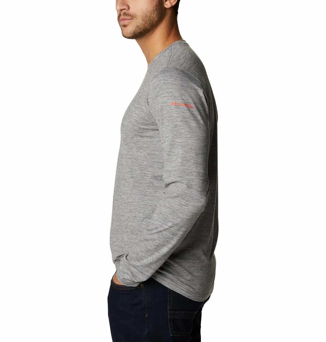 Columbia Men Grey Omni-Wick Tech Trail Graphic Tshirt