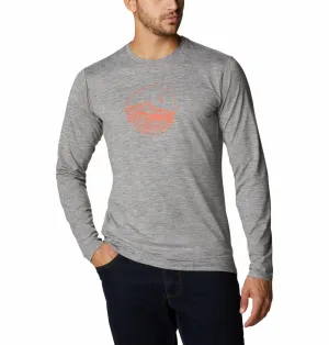 Columbia Men Grey Omni-Wick Tech Trail Graphic Tshirt