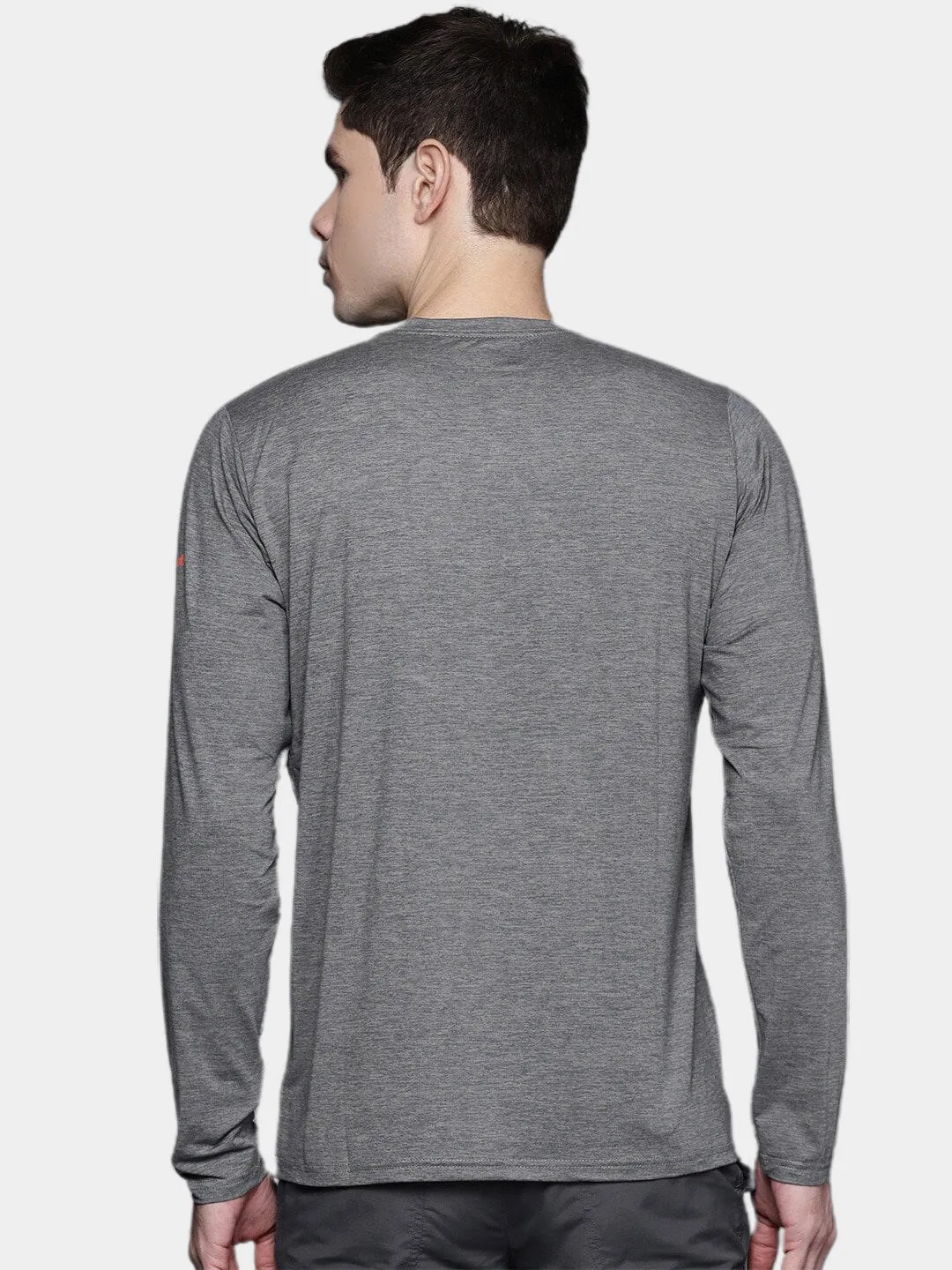 Columbia Men Grey Omni-Wick Tech Trail Graphic Tshirt