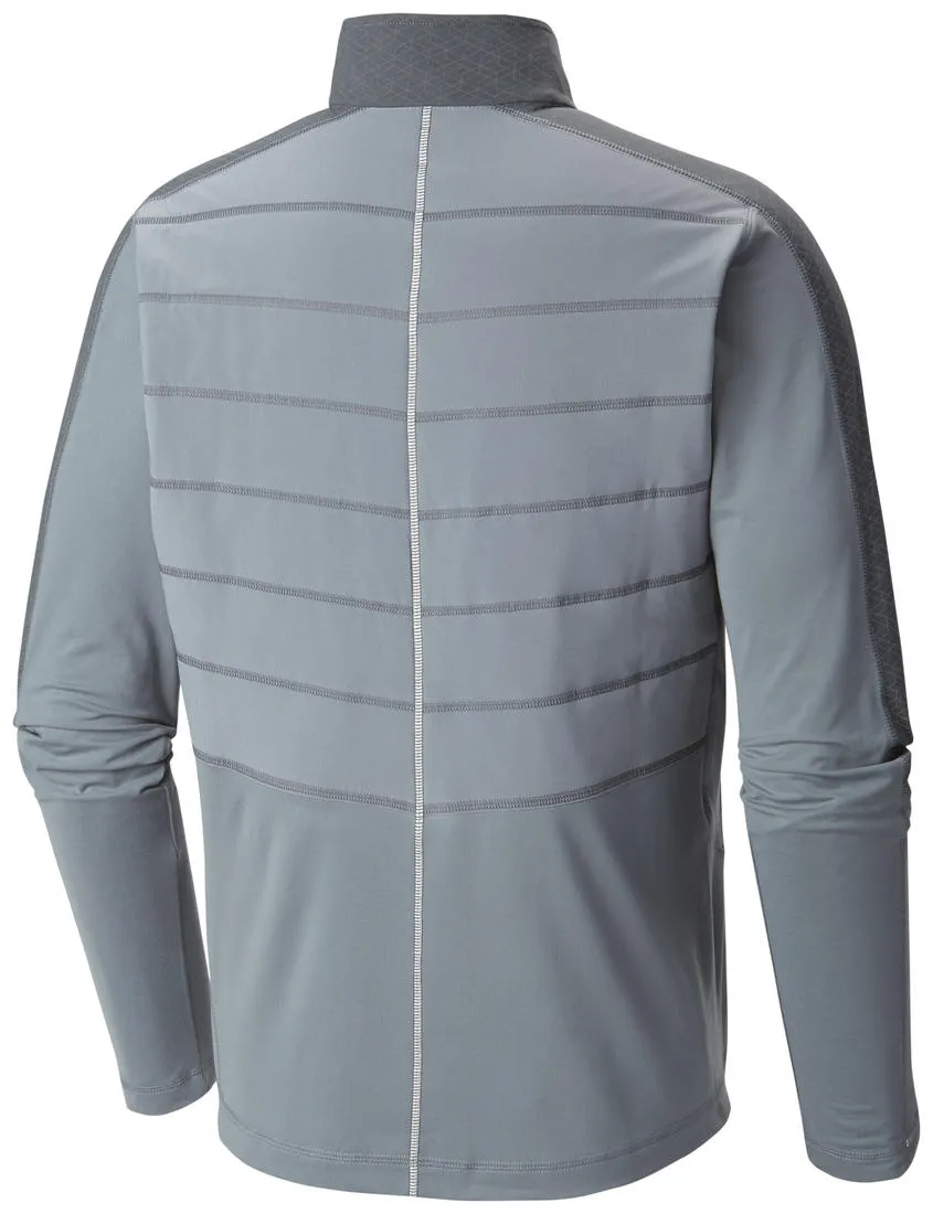 Columbia Men Grey Omni-Wick Trail Flash Hybrid Tshirt