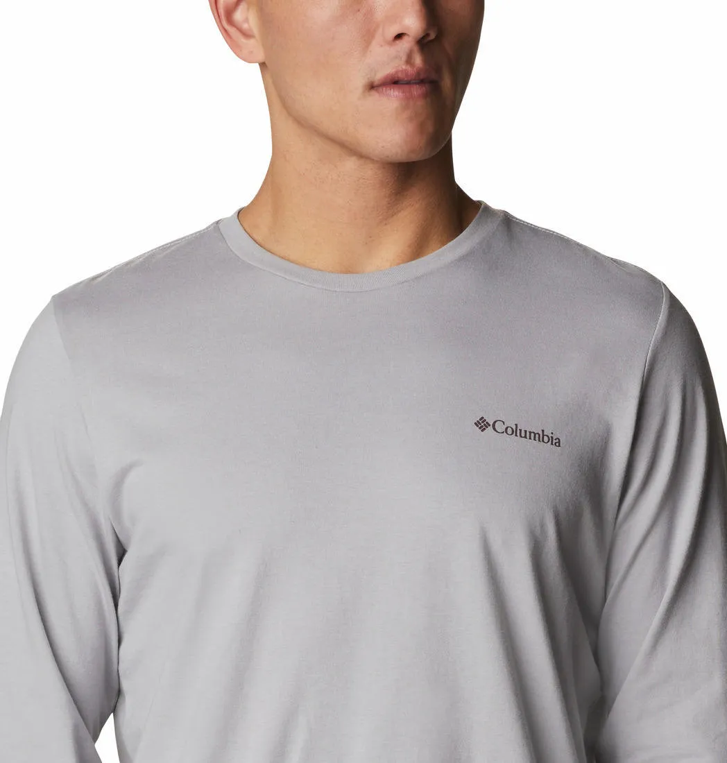 Columbia Men Grey Pikewood Graphic Tshirt