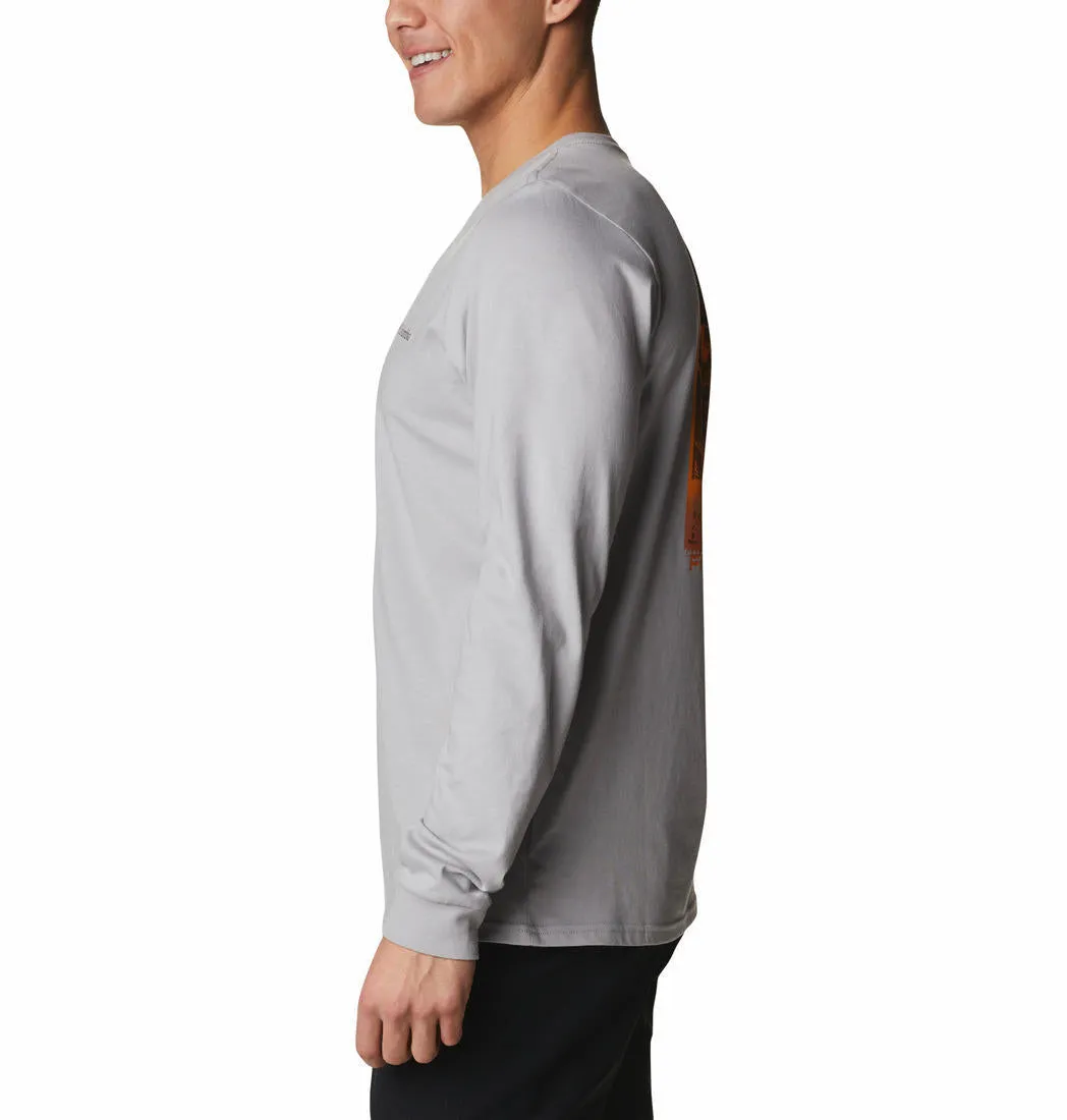 Columbia Men Grey Pikewood Graphic Tshirt