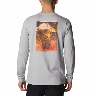 Columbia Men Grey Pikewood Graphic Tshirt