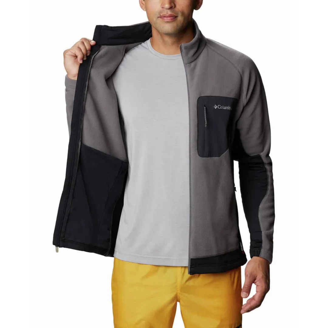 Columbia Men Grey Polartec 200 M Polar Powder Fleece Jacket