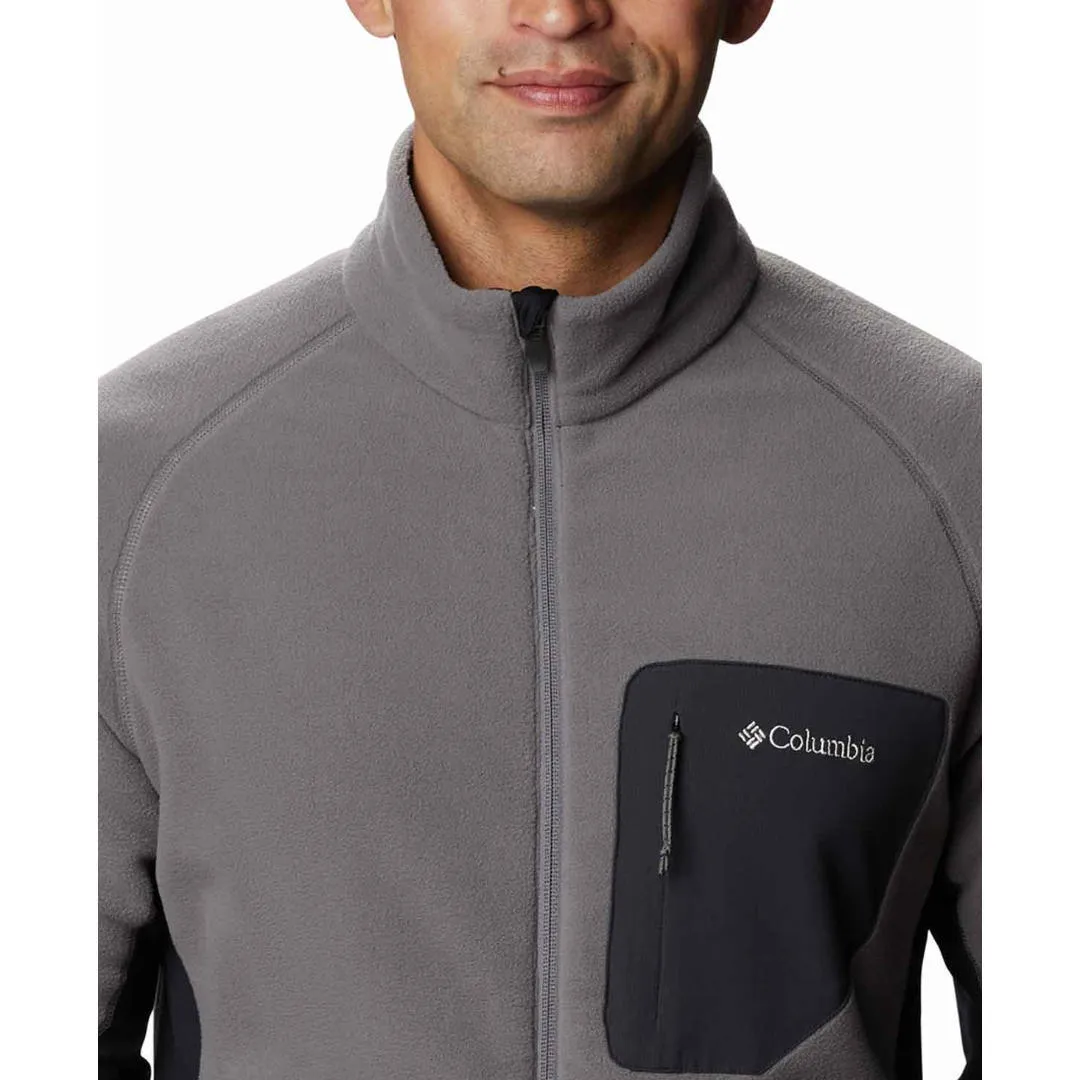 Columbia Men Grey Polartec 200 M Polar Powder Fleece Jacket