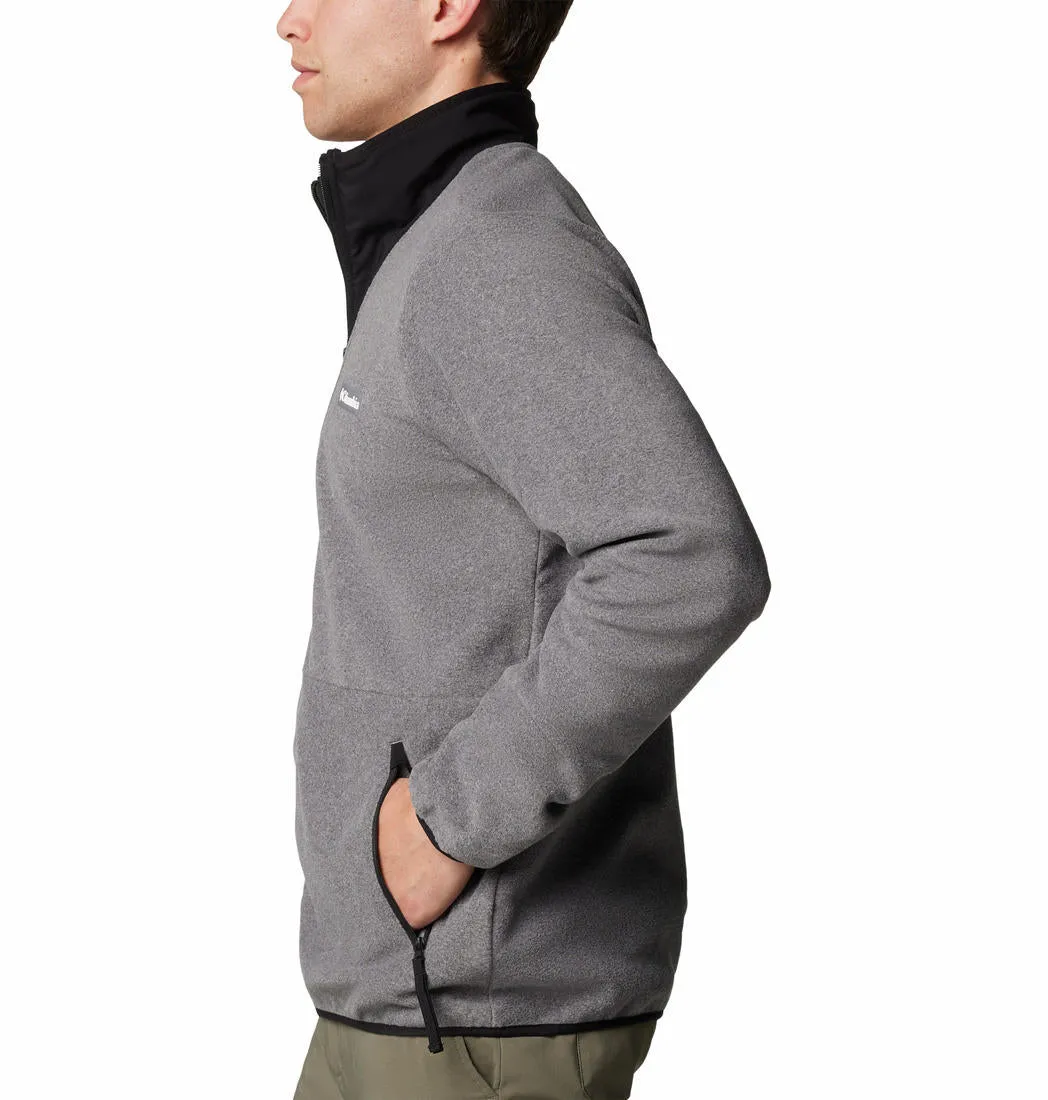 Columbia Men Grey Sequoia Grove Fleece Jacket