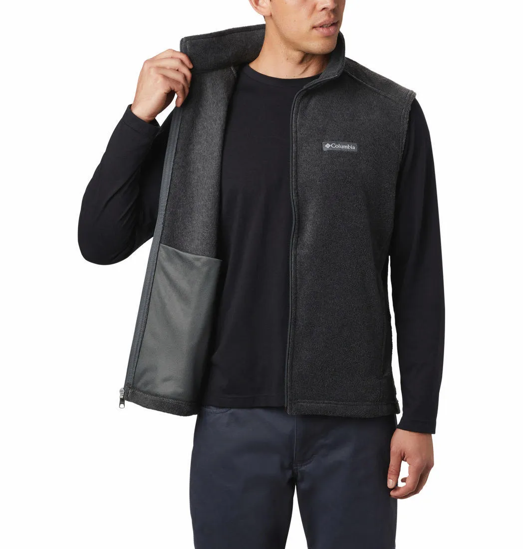 Columbia Men Grey Steens Mountain Vest