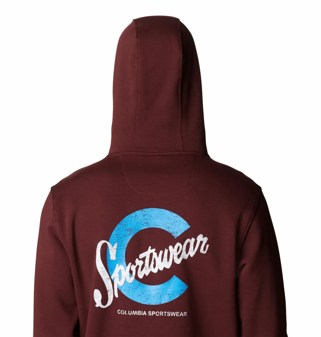 Columbia Men Maroon CSC Basic Logo II Hoodie