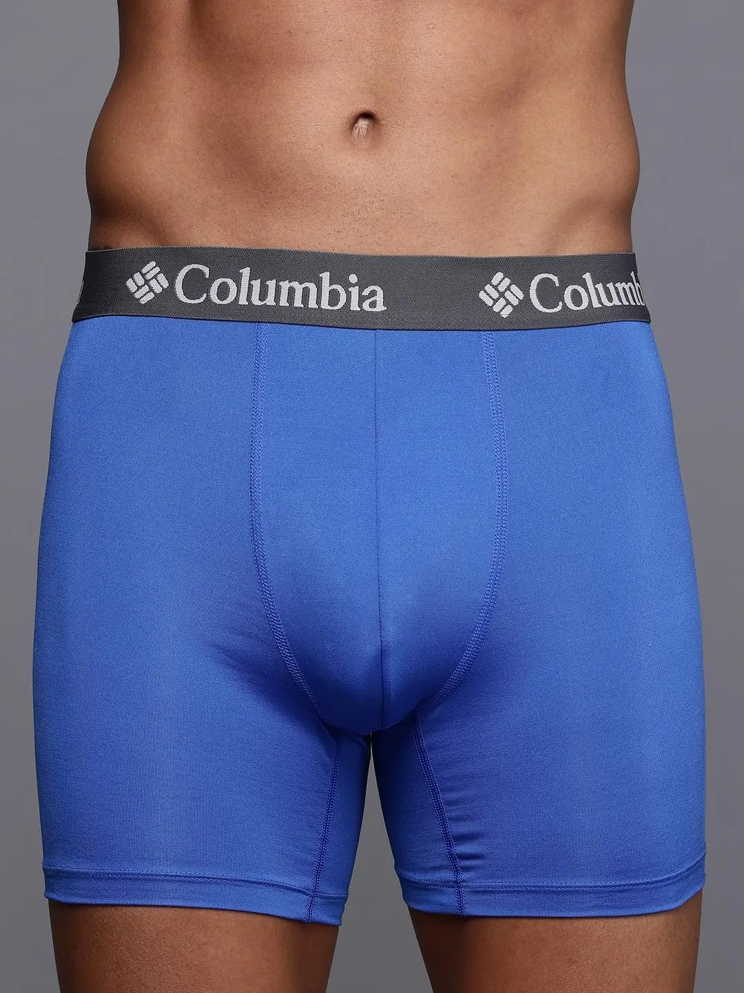 Columbia Men Multicolor Polyester Stretch Brief Pack of 3