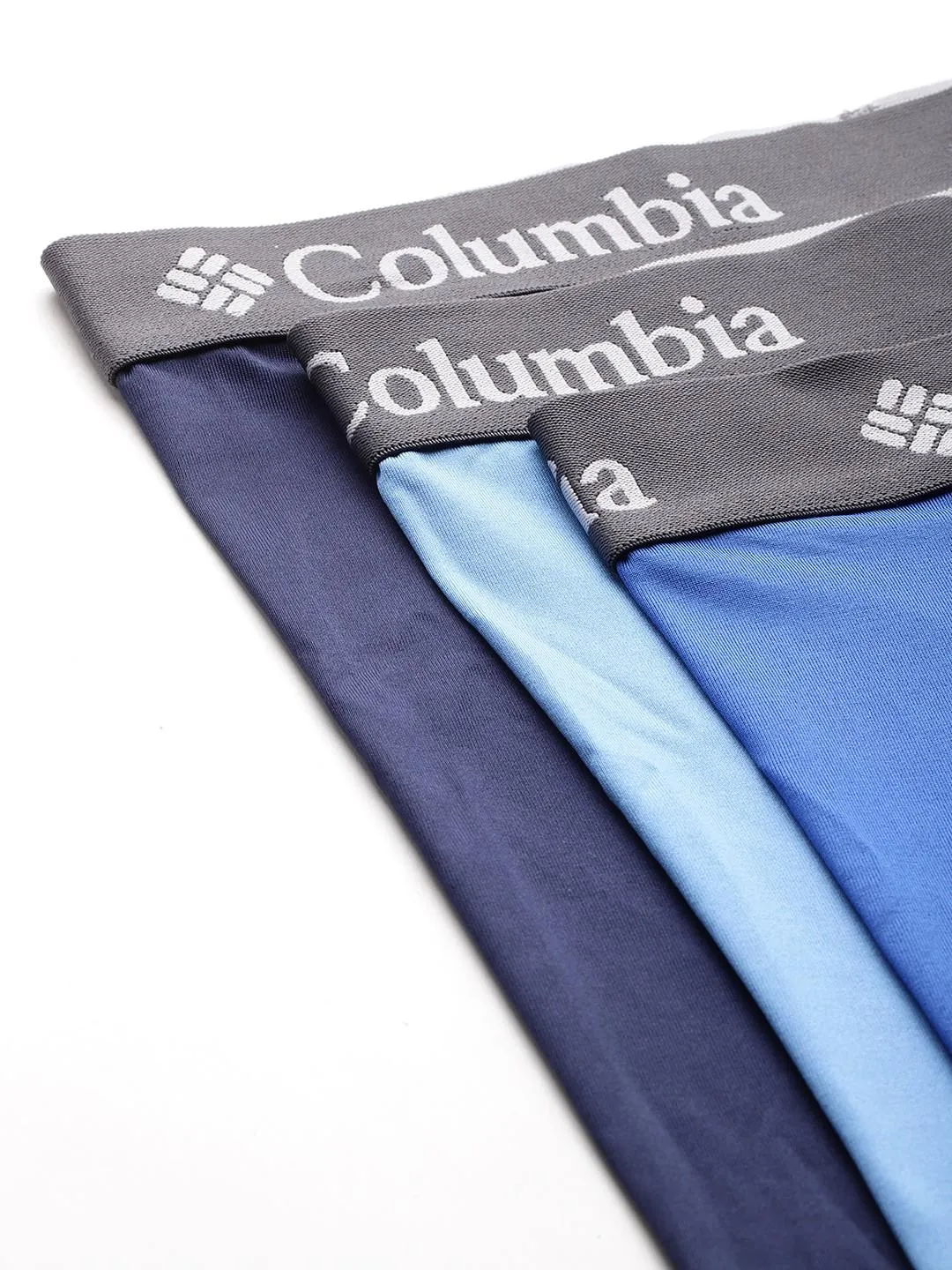 Columbia Men Multicolor Polyester Stretch Brief Pack of 3
