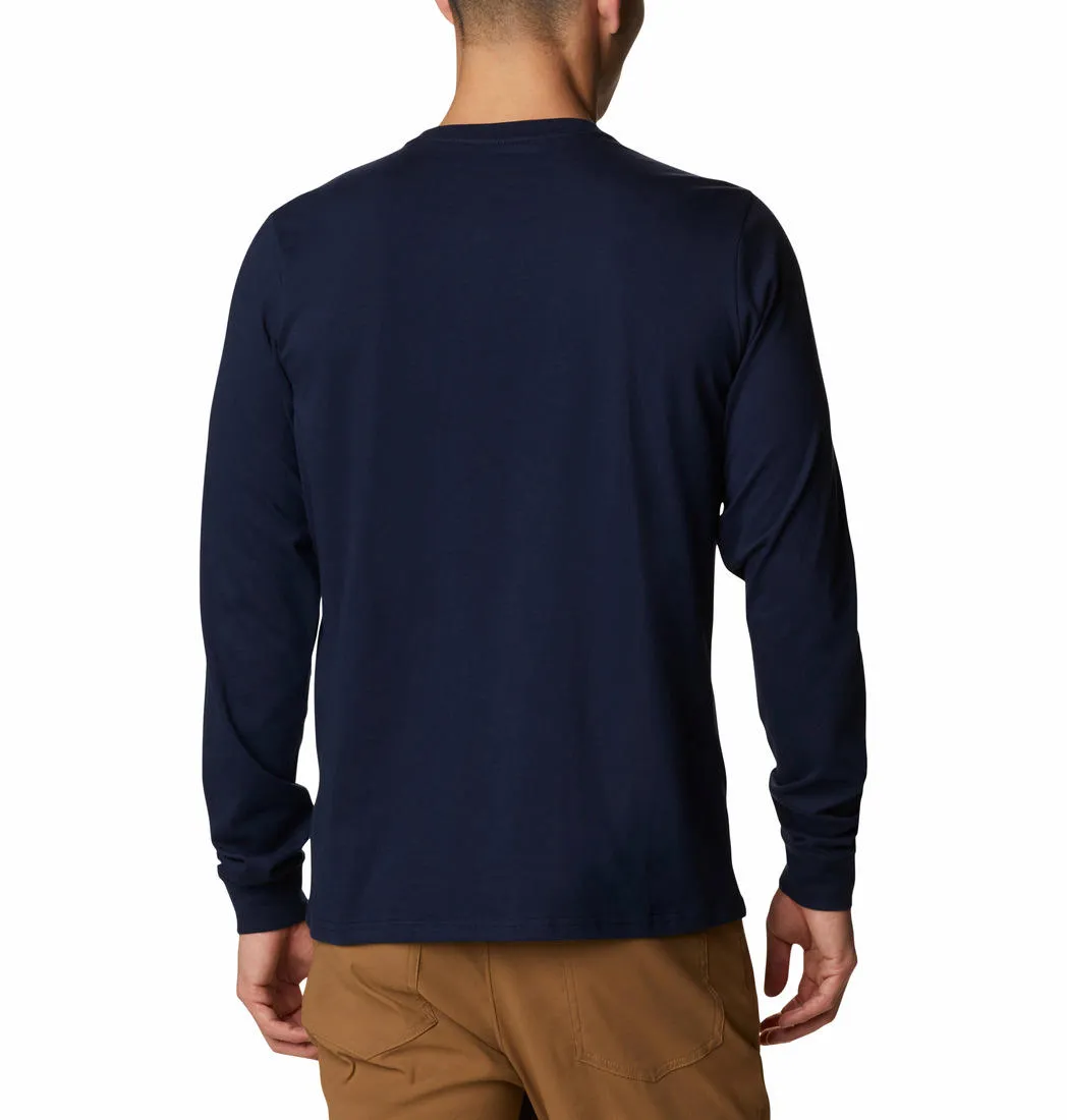 Columbia Men Navy Blue Brighton Woods Graphic Tshirt