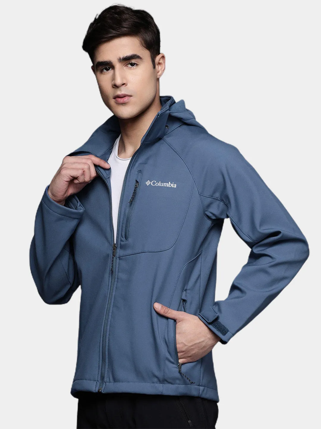 Columbia Men Navy Blue Cascade Ridge II Softshell Jacket