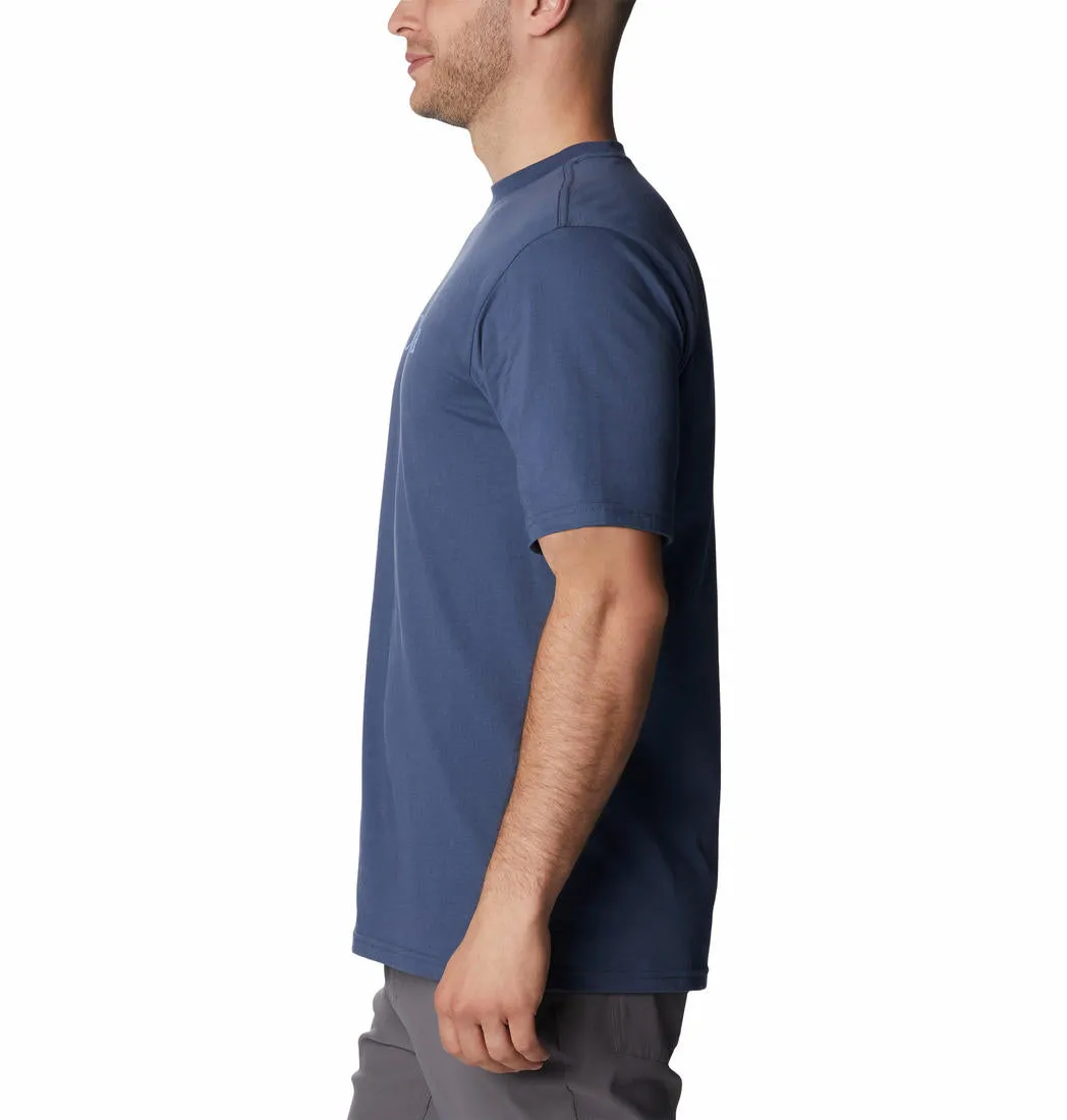Columbia Men Navy Blue CSC Basic Logo Tshirt