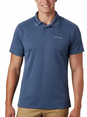 Columbia Men Navy Blue Omni-Wick Utilizer Polo Tshirt