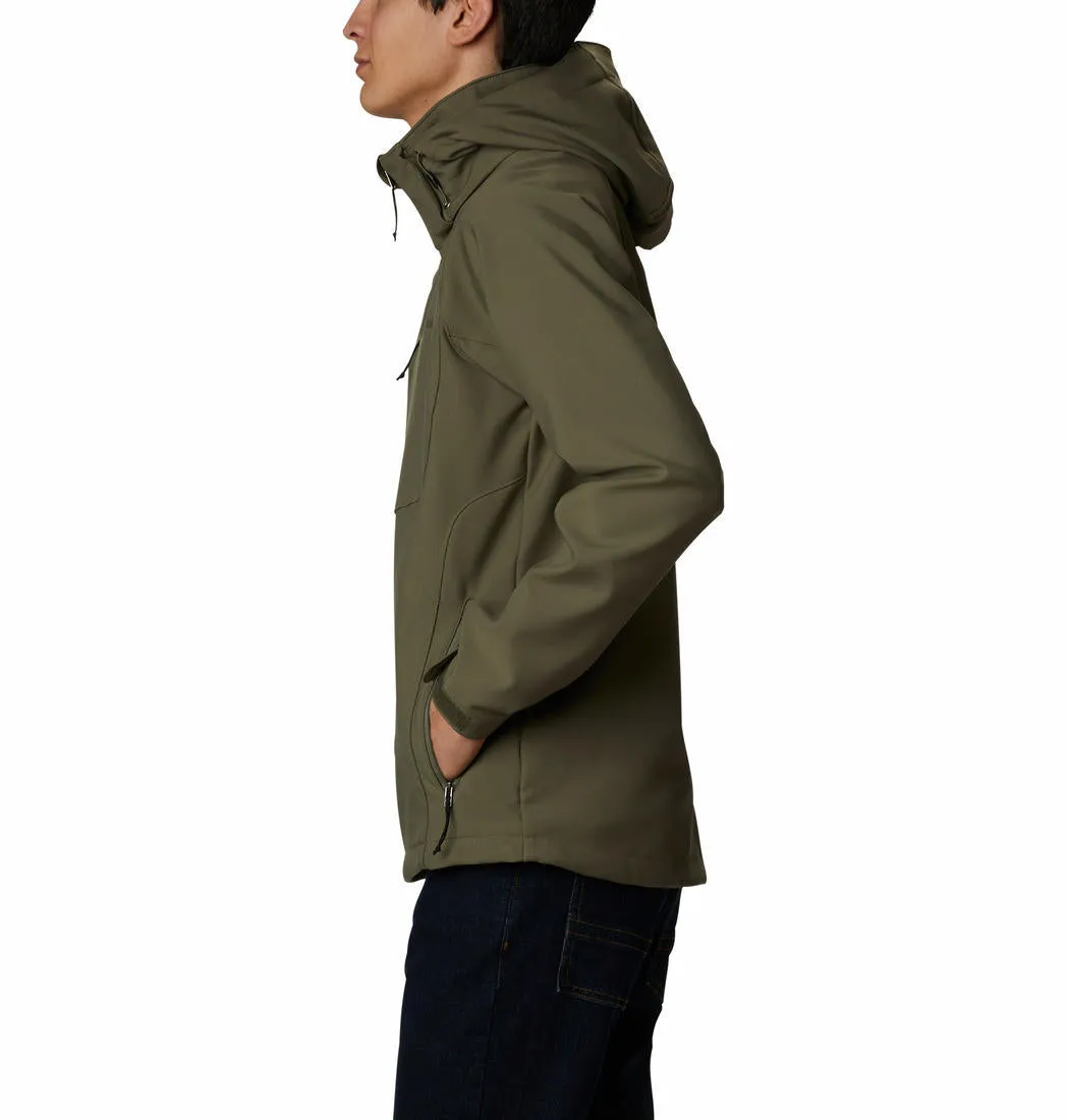 Columbia Men Olive Cascade Ridge II Softshell Jacket