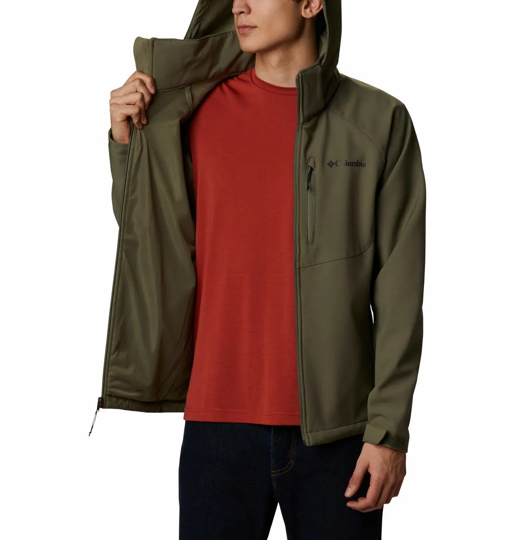 Columbia Men Olive Cascade Ridge II Softshell Jacket
