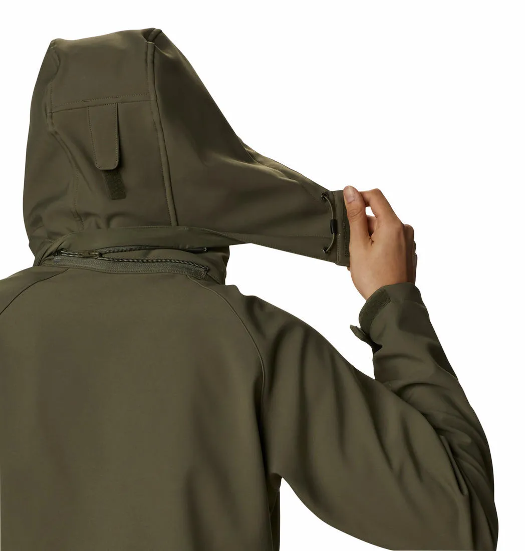 Columbia Men Olive Cascade Ridge II Softshell Jacket