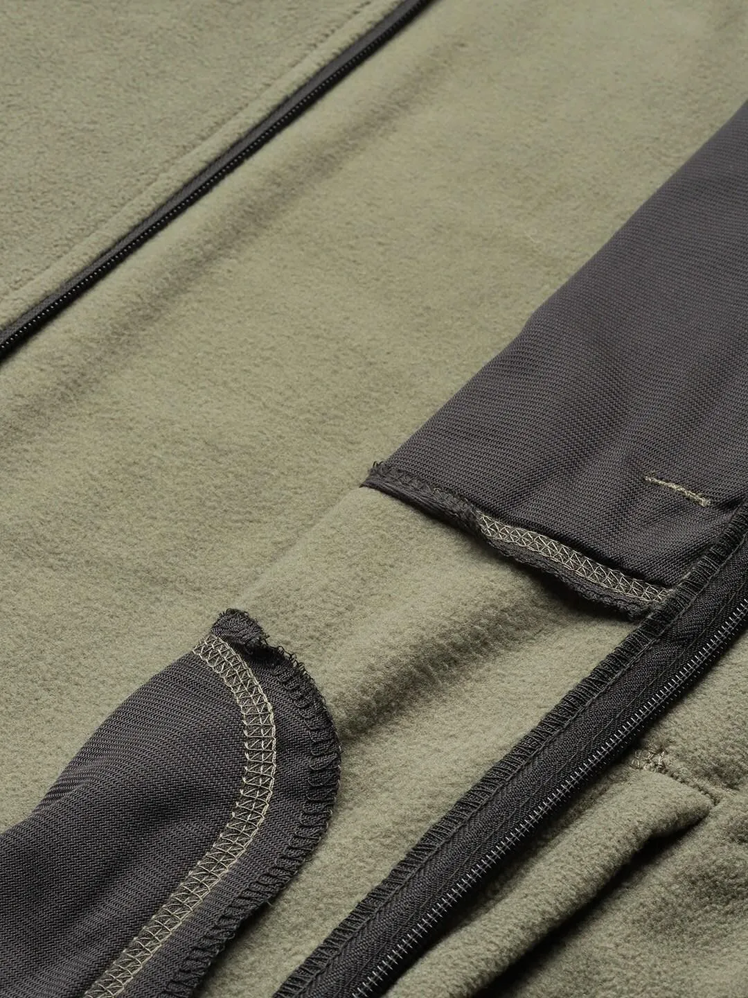 Columbia Men Olive Fast Trek II Fleece Jacket