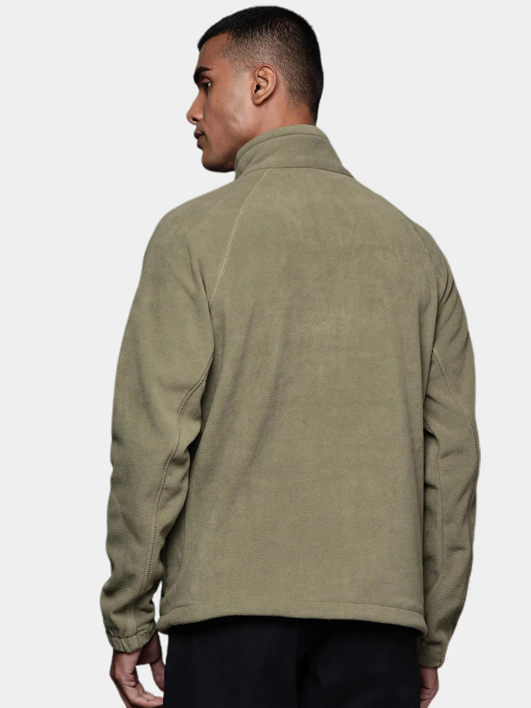 Columbia Men Olive Fast Trek II Fleece Jacket