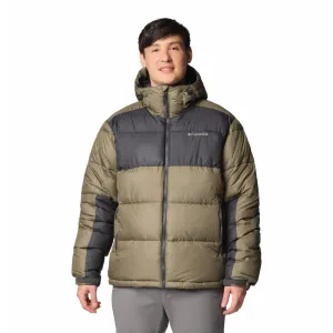 Columbia Men Olive Omni-Heat Reflective Pike Lake II Hooded Jacket