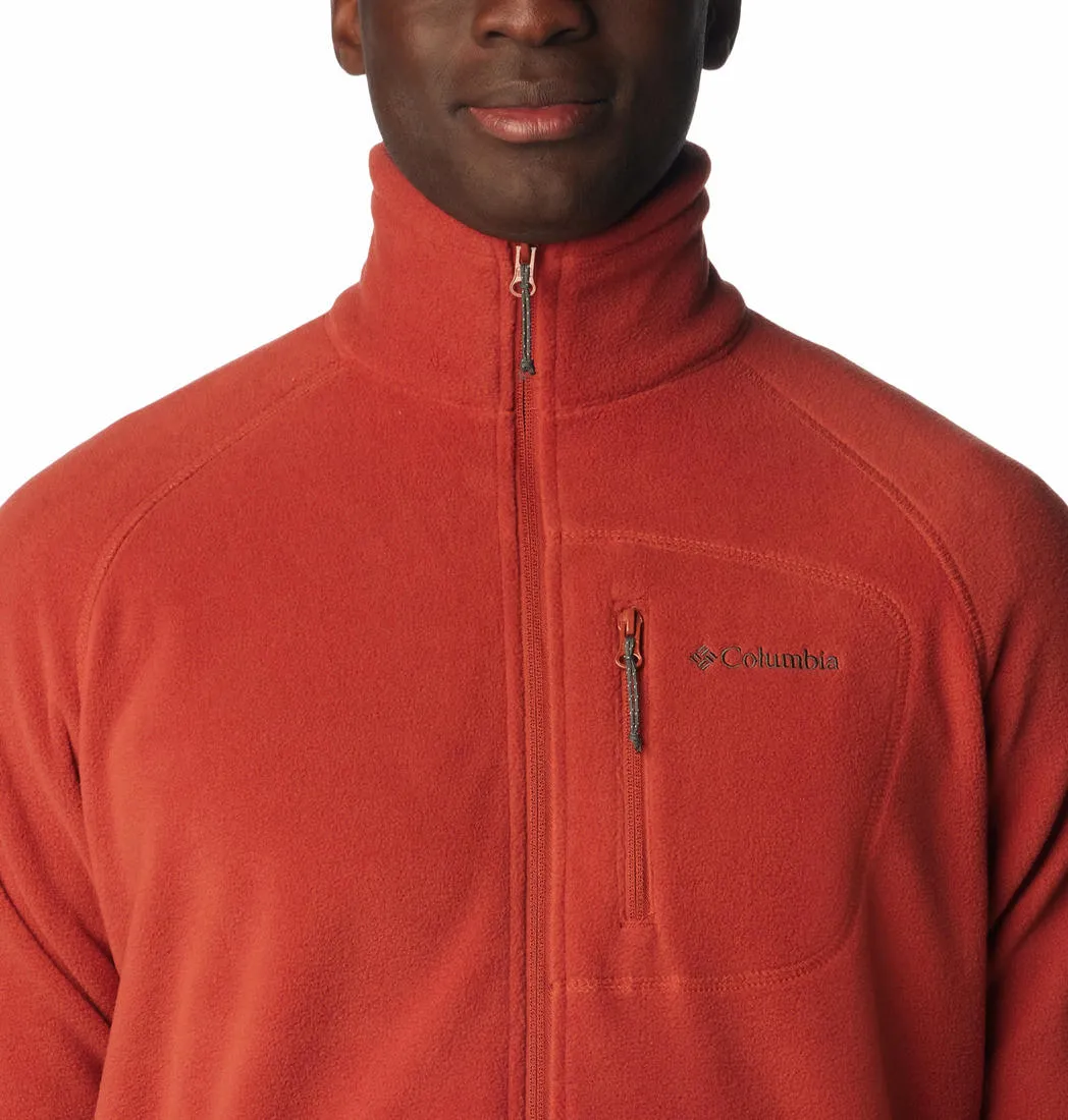 Columbia Men Orange Fast Trek II Fleece Jacket