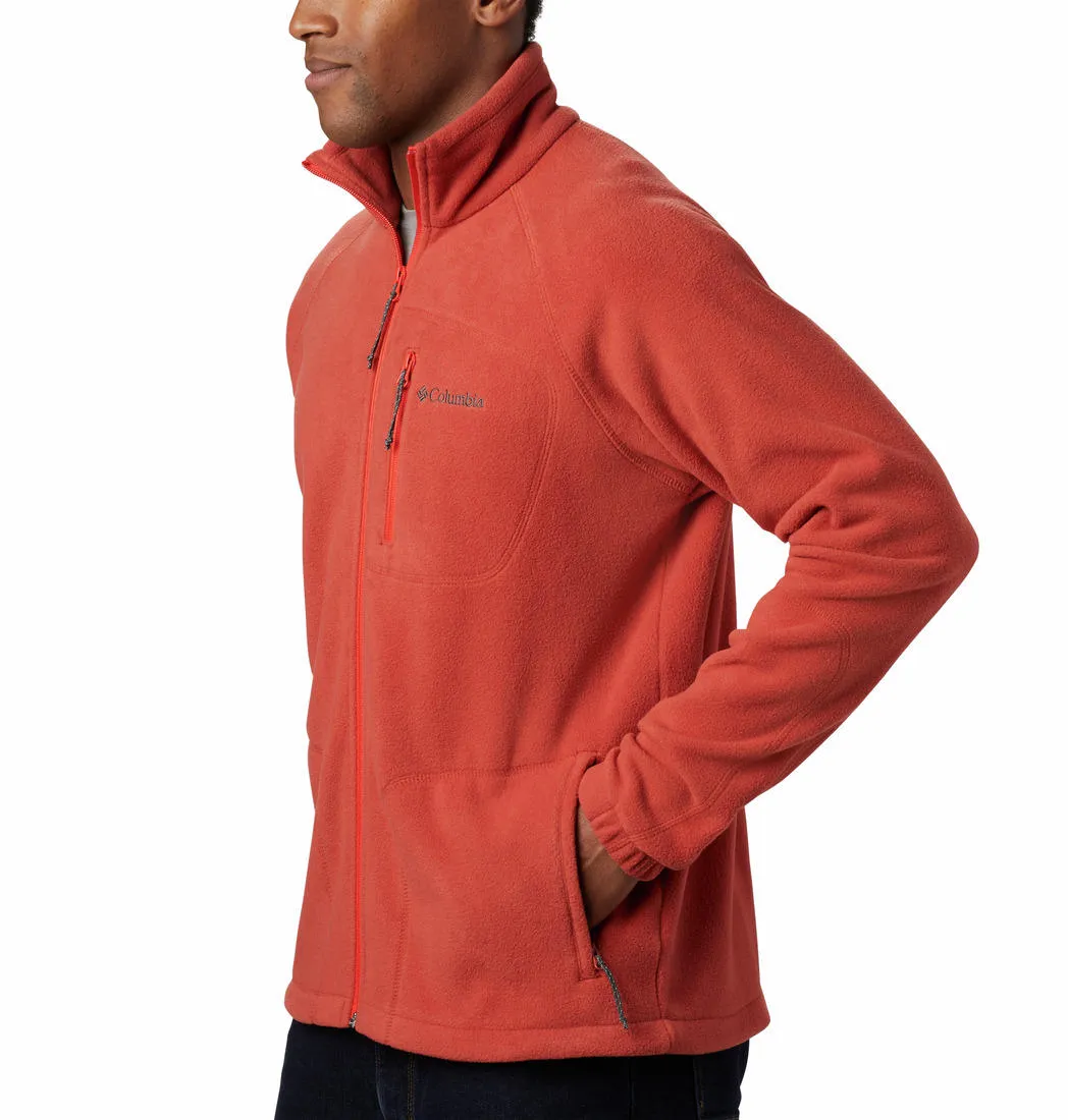 Columbia Men Orange Fast Trek II Fleece Jacket