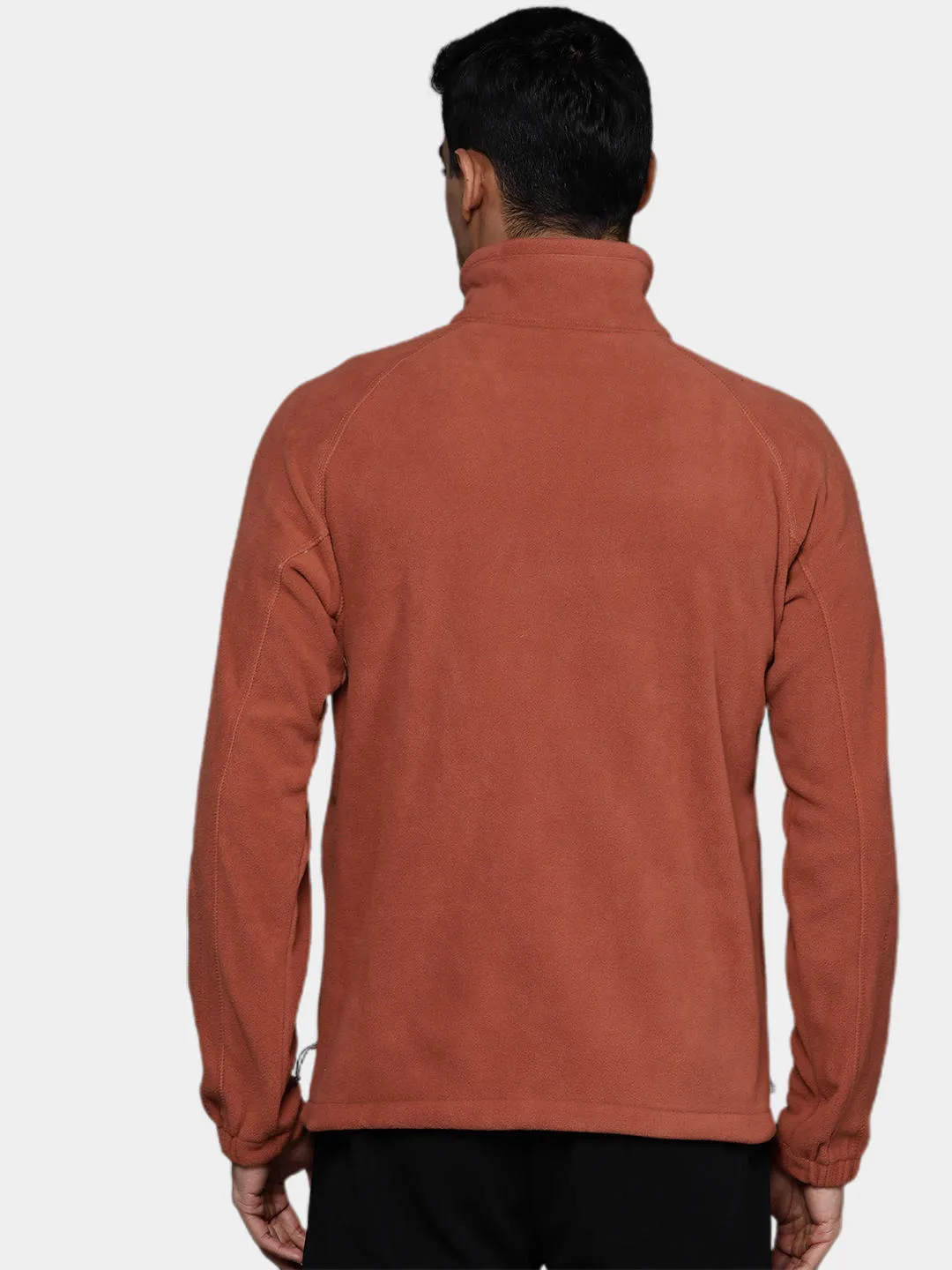 Columbia Men Orange Fast Trek II Fleece Jacket