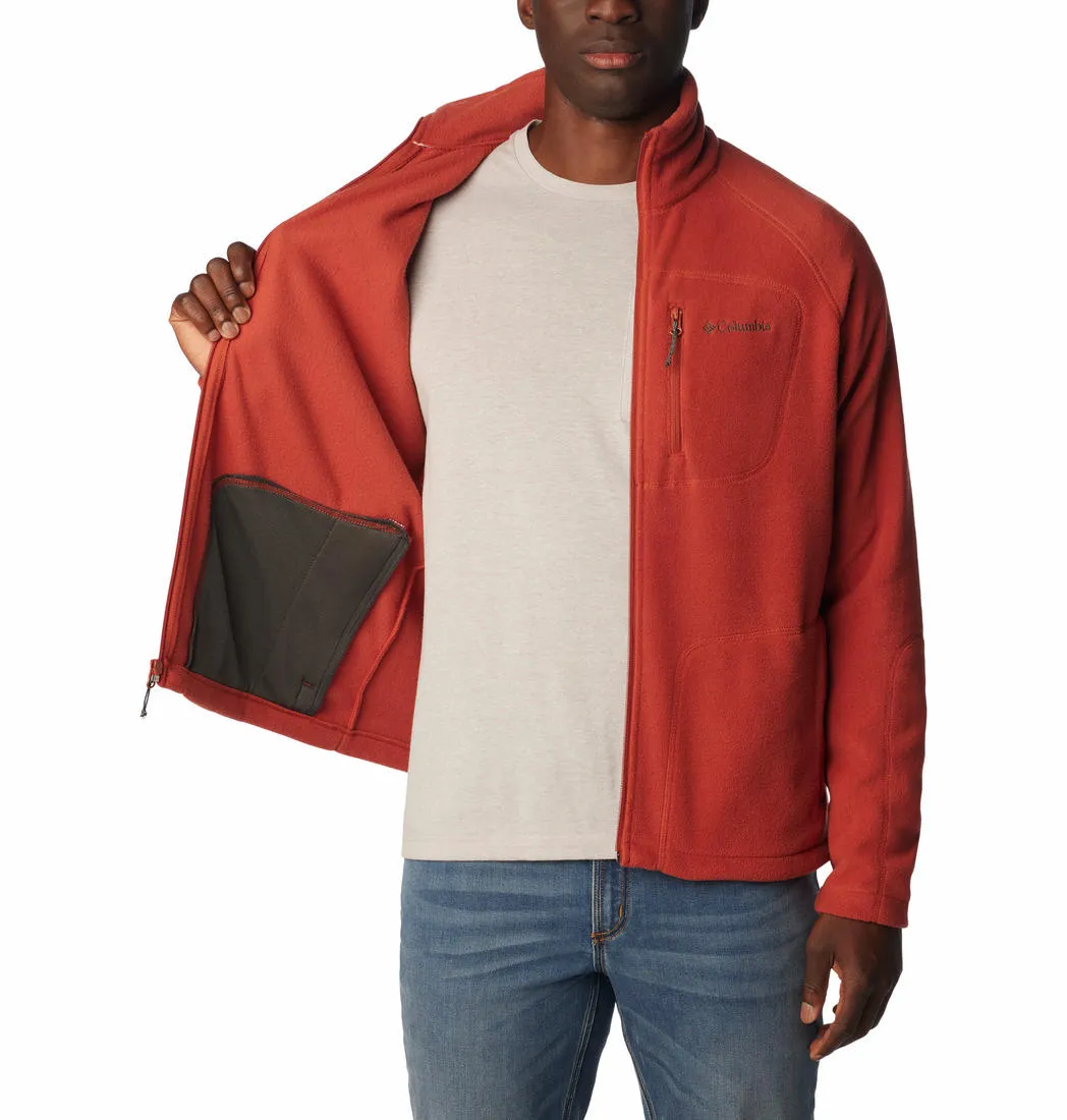 Columbia Men Orange Fast Trek II Fleece Jacket