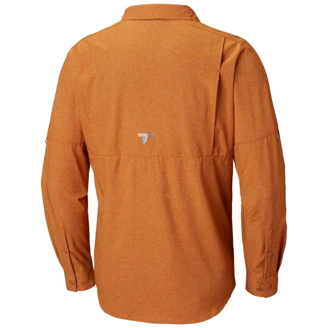 Columbia Men Orange Omni-Freeze Irico Long Sleeve Shirt