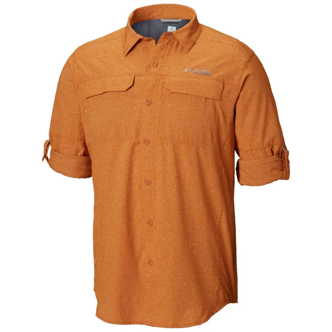 Columbia Men Orange Omni-Freeze Irico Long Sleeve Shirt