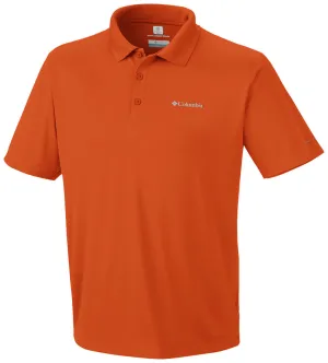 Columbia Men Orange Omni-Freeze Zero Rules Polo Tshirt