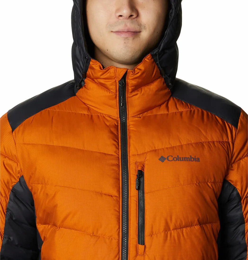 Columbia Men Orange Omni-Heat Infinity Labyrinth Loop Hooded Jacket