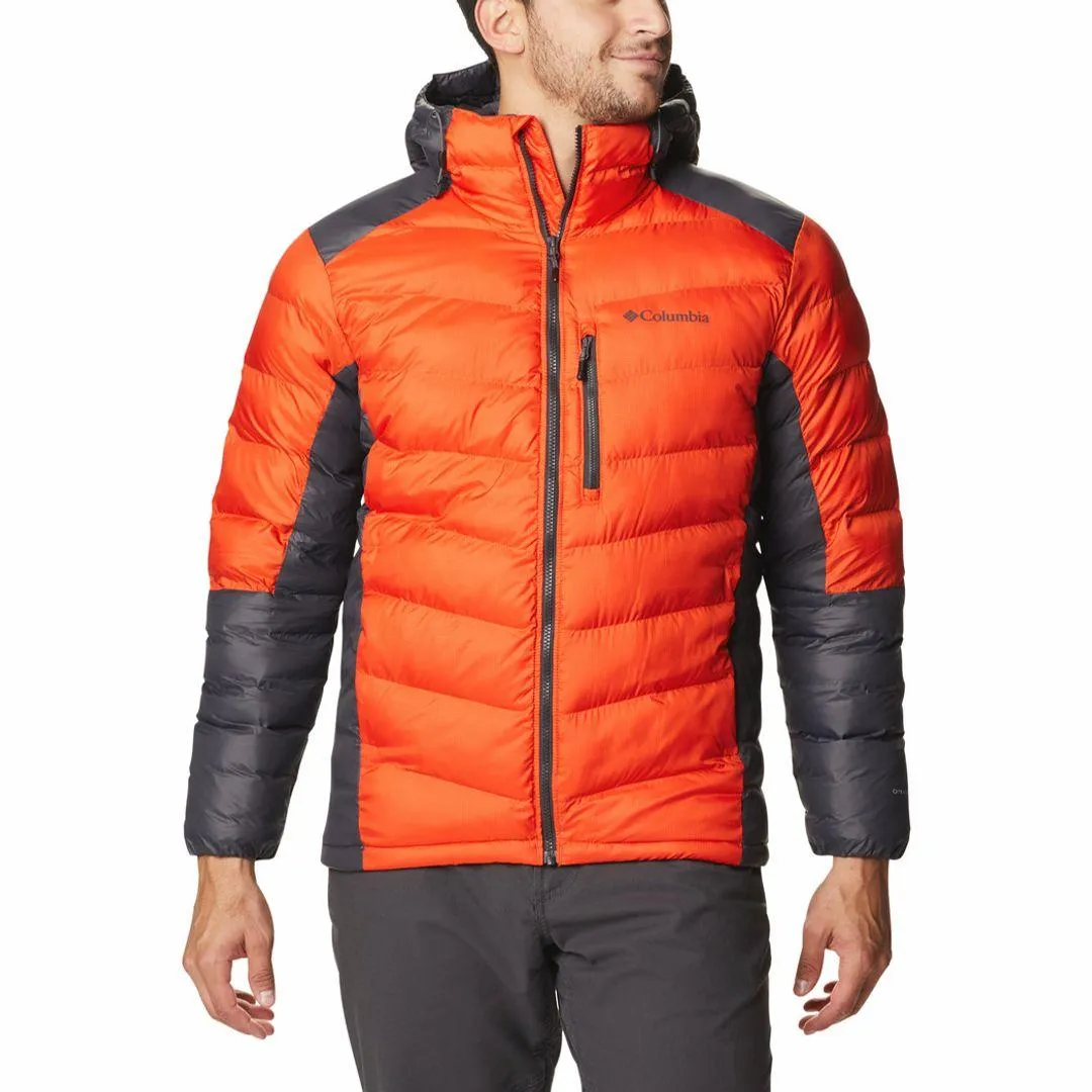 Columbia Men Orange Omni-Heat Infinity Labyrinth Loop Hooded Jacket