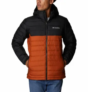 Columbia Men Orange Omni-Heat Reflective Powder Lite Hooded Jacket