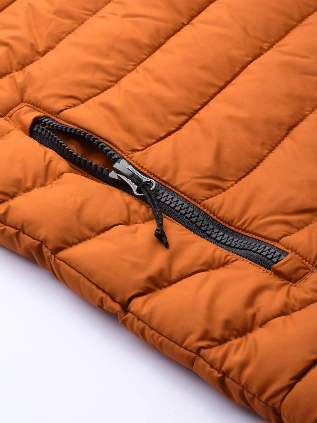 Columbia Men Orange Omni-Heat Reflective Powder Lite Hooded Jacket
