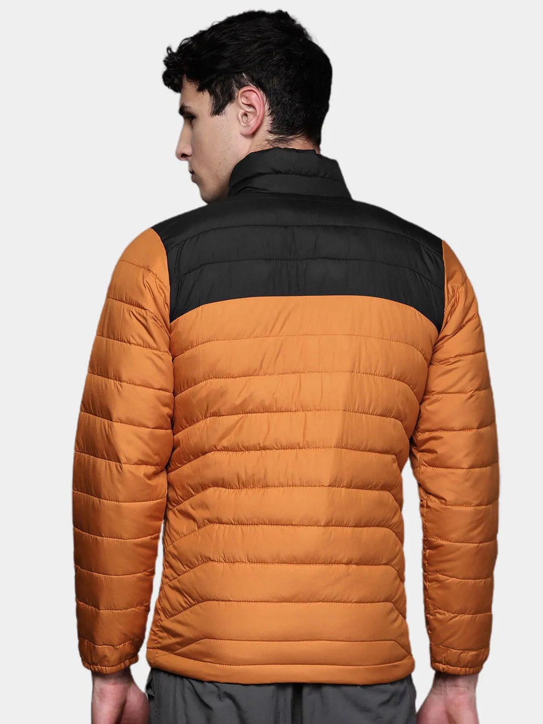 Columbia Men Orange Omni-Heat Reflective Powder Lite Jacket
