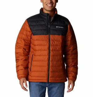 Columbia Men Orange Omni-Heat Reflective Powder Lite Jacket
