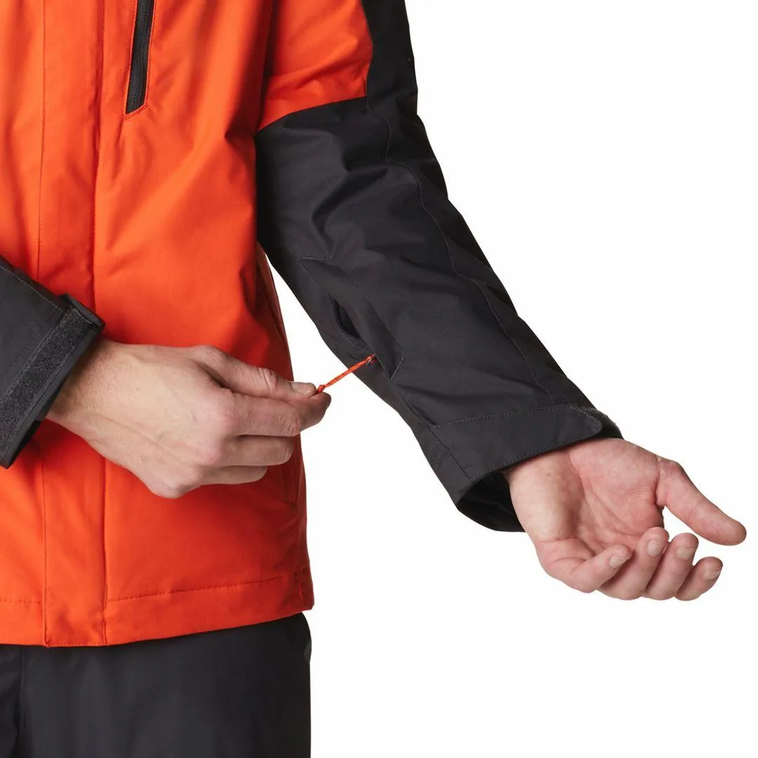 Columbia Men Orange Omni-Heat Reflective Whirlibird IV Inetrchangeable Jacket