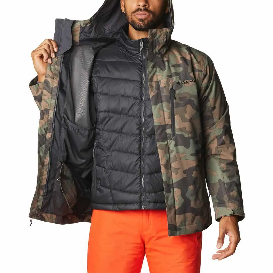 Columbia Men Orange Omni-Heat Reflective Whirlibird IV Inetrchangeable Jacket
